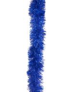 Guirlande de Noël chenille multi brins - bleu