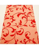 Chemin de table arabesques organza - rouge