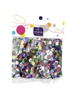 Paillettes Sequins multicolores 6 mm