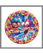 petites assiettes Fanboy et Chum Chum