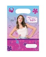 Lot 6 pochettes cadeaux Violetta