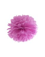 Pompon de papier buvard prune - 35 cm