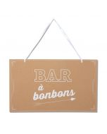 Pancarte bar à bonbons