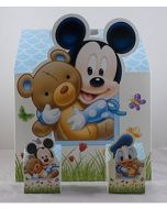 10 boites à dragées Donald et Mickey baby