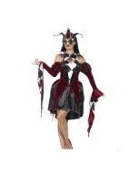 Costume femme arlequin gothique - Taille M
