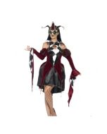 Costume femme arlequin gothique - Taille S