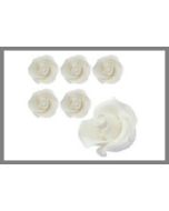 roses blanches en sucre