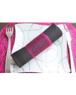 Ruban en sinamay - fuchsia