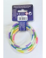 6 bracelets phosphorescent