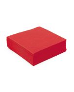 30 serviettes rouges 33 x 33 cm