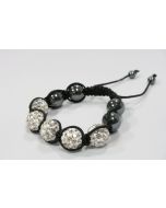 Bracelet Shamballa argent