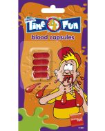 4 capsules de faux sang