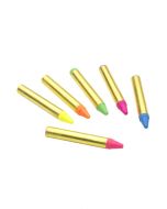 Kit maquillage - 6 crayons fluo