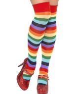 Chaussettes de clown multicolores