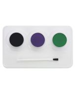 Kit maquillage 3 couleurs - noir violet vert