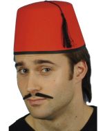 Fez homme rouge uni