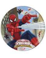 8 assiettes 23 cm - Spiderman Web Warriors