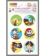 Stickers alimentaires " pirate"