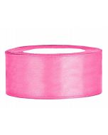 Ruban satin rose – 25 mm x 25m