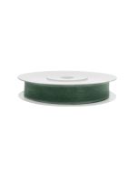 Ruban soie 6 mm - vert bouteille