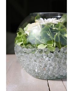 Perles gélifiées pour décoration florale - transparent
