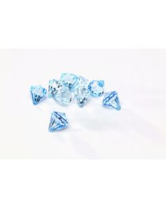 Bijoux diamants transparents - turquoise