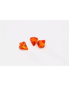 Diamants transparents GM - orange
