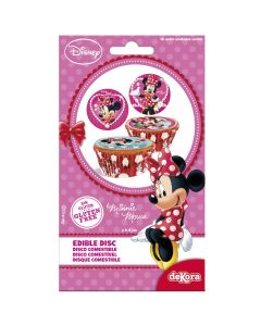16 Disques à cupcakes Minnie