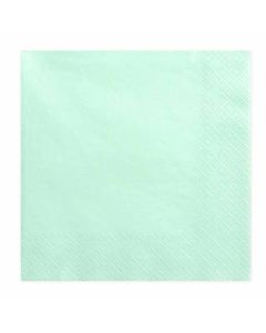 20-serviettes-papier-vert-menthe