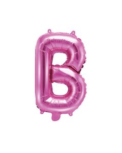 Ballon rose lettre B - 36 cm