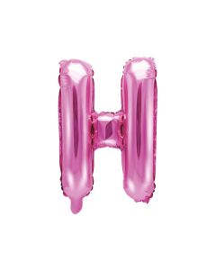 Ballon rose lettre H - 36 cm