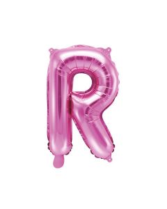 Ballon rose lettre R - 36 cm