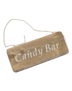 pancarte bois candy bar 