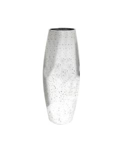 Vase métallisé argent 30cm