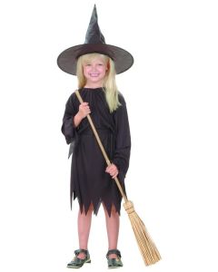 Costume fille sorcière - noir 