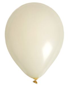 Ballon de Baudruche uni Ivoire x 8