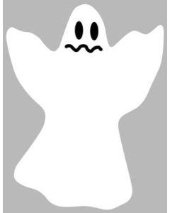 Ardoise fantôme blanc - 25 cm x 16 cm