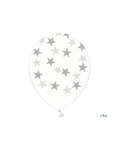 Ballon de baudruche étoile argent