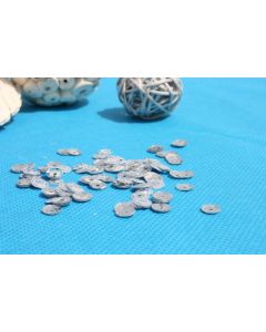 Confettis de table diamant argent
