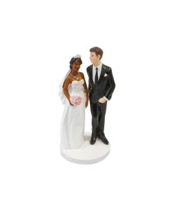 Figurine mariage mariée mate de peau