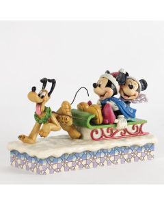 Figurine Mickey, Minnie et Pluto de collection