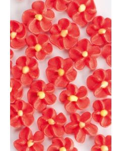 confetti fleurs rouge