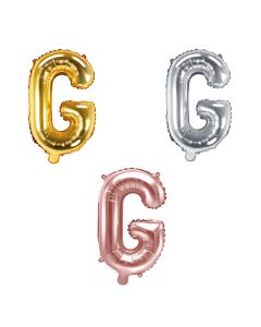 Ballon lettre G - 36cm - coloris au choix