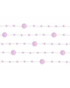 Guirlande de perles 1m30 – rose candy