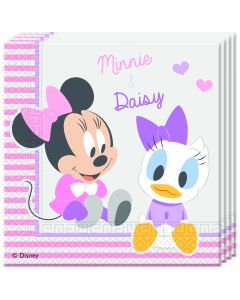 20 serviettes anniversaire Minnie Daisy Baby