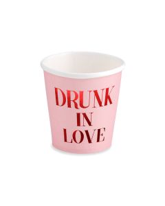 Gobelet en carton Rose Drunk in love