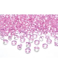 100 Diamants couleur rose clair