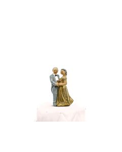 Sujet mariage noces d'or - 12 cm