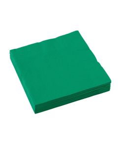 20 serviettes papier - Vert