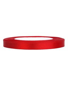 Ruban satin 6 mm - rouge